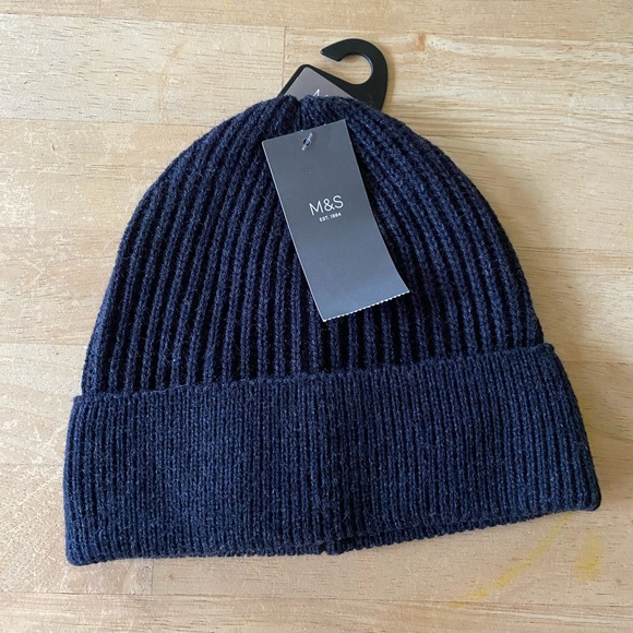 Marks & Spencer Other - Marks & Spencer acrylic navy blue hat. One size. NWT.